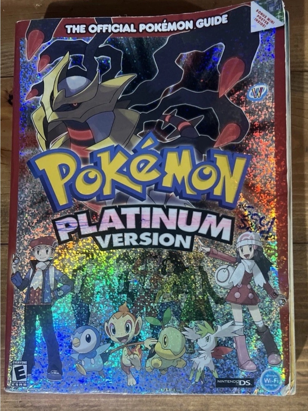 Pokémon Platinum Version Official Strategy Guide Book Nintendo - No Map / Poster